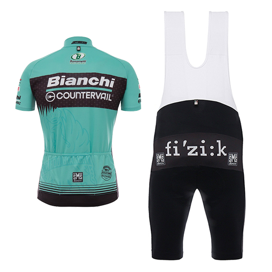 Maglia Bianchi Countervail Manica Corta 2017 verde